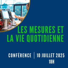 Couverture conférence les mesure et la vie quotidienne